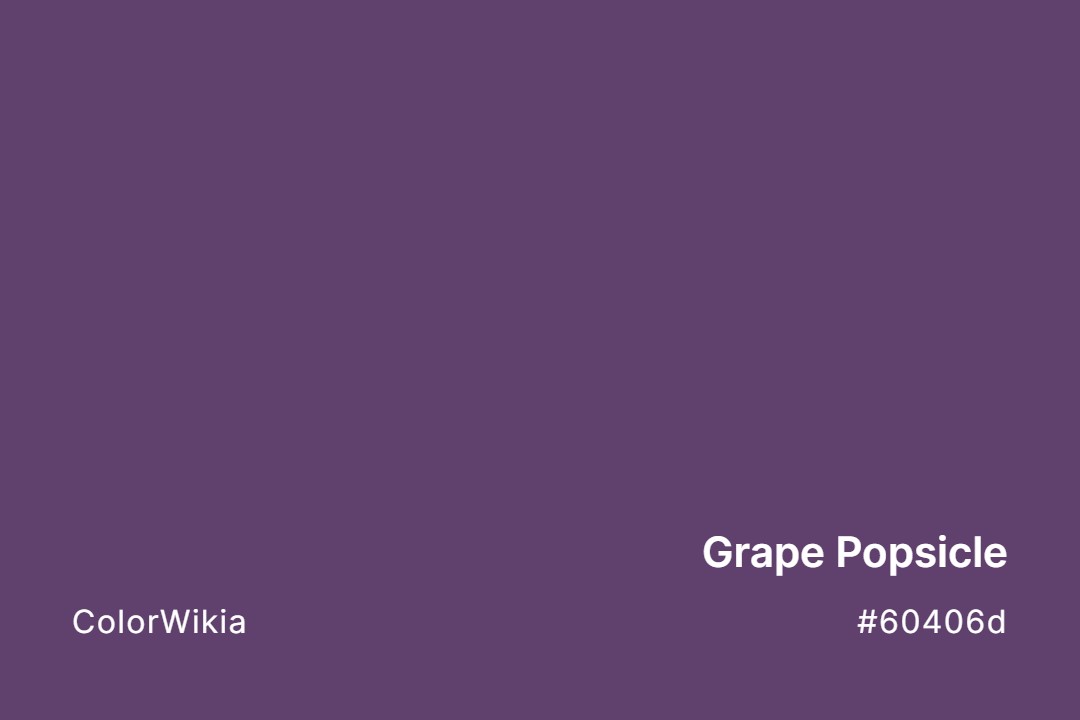 grape popsicle color 60406d