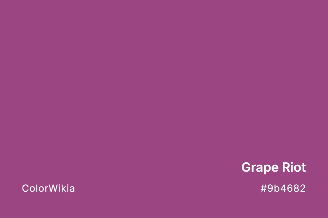 Grape Riot Color – #9b4682: Codes and Complete Breakdown