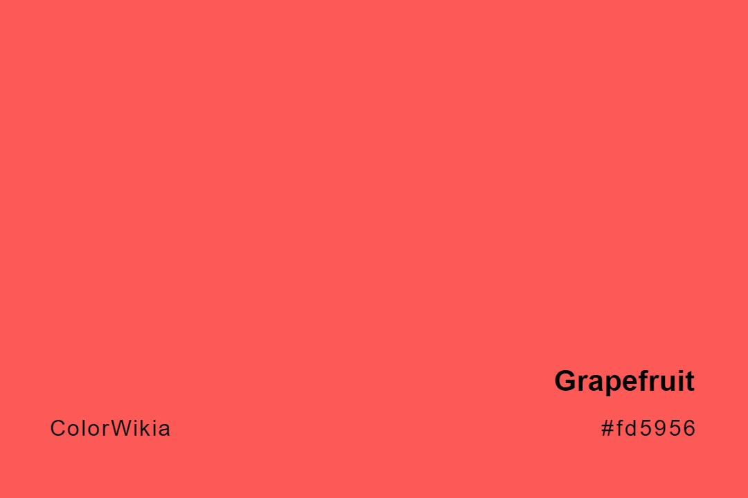 grapefruit color fd5956