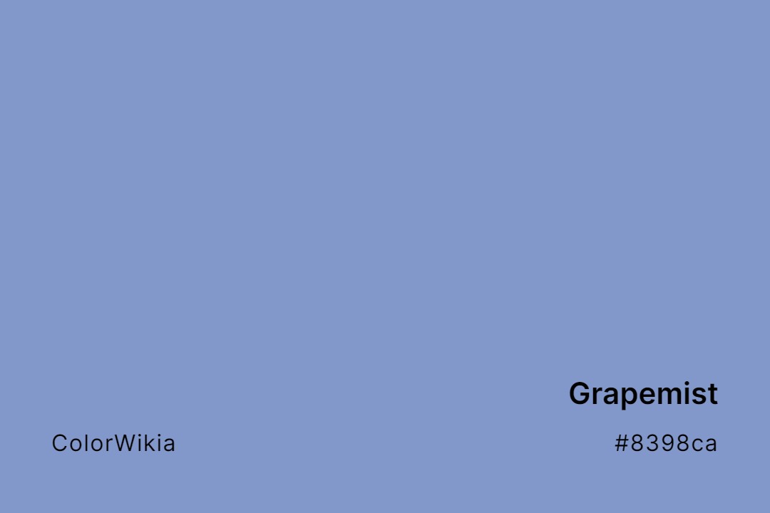 Grapemist Color – #8398ca: Codes and Complete Breakdown