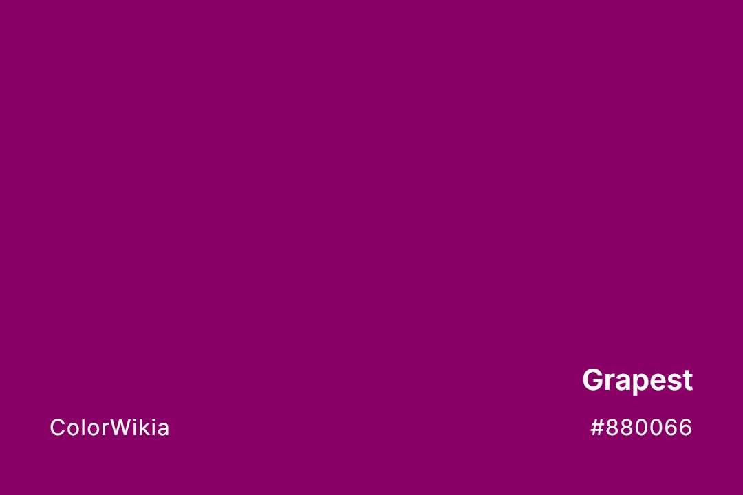 Grapest Color – #880066: Codes and Complete Breakdown