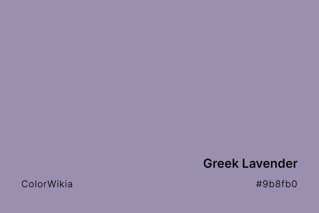 greek lavender color 9b8fb0