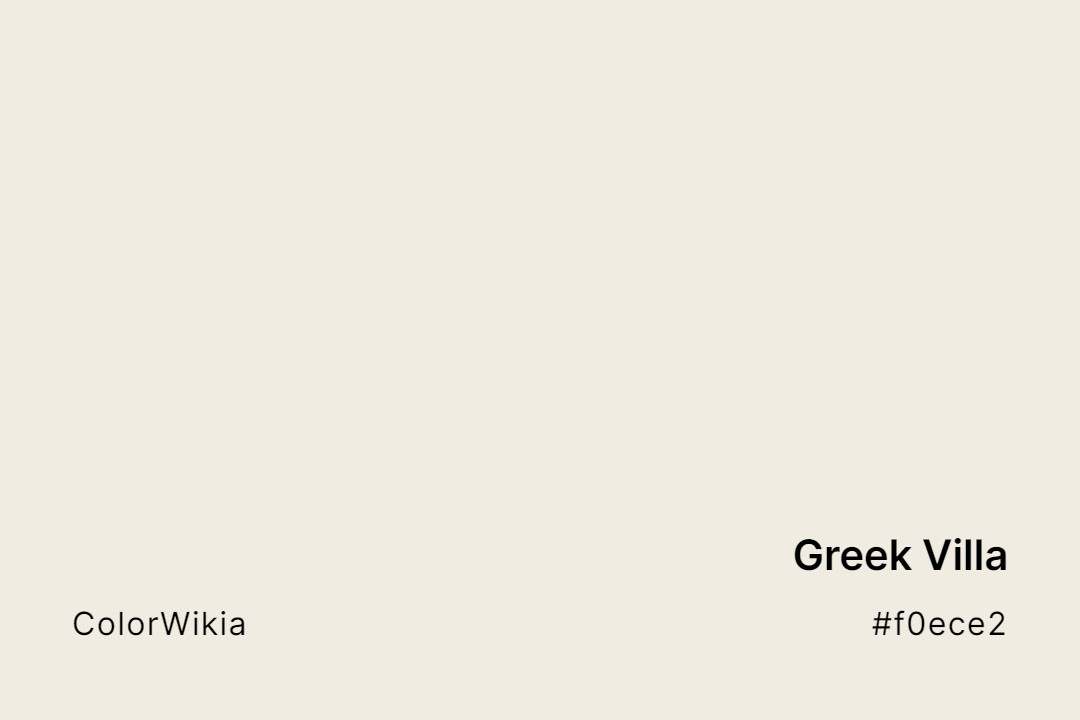 greek villa color f0ece2