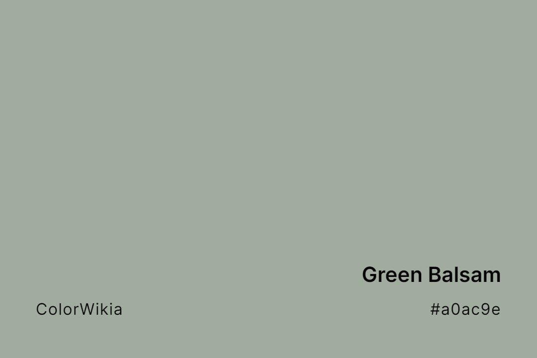 green balsam color a0ac9e