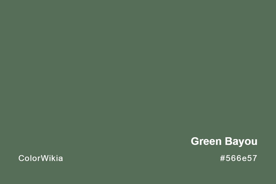 green bayou color 566e57