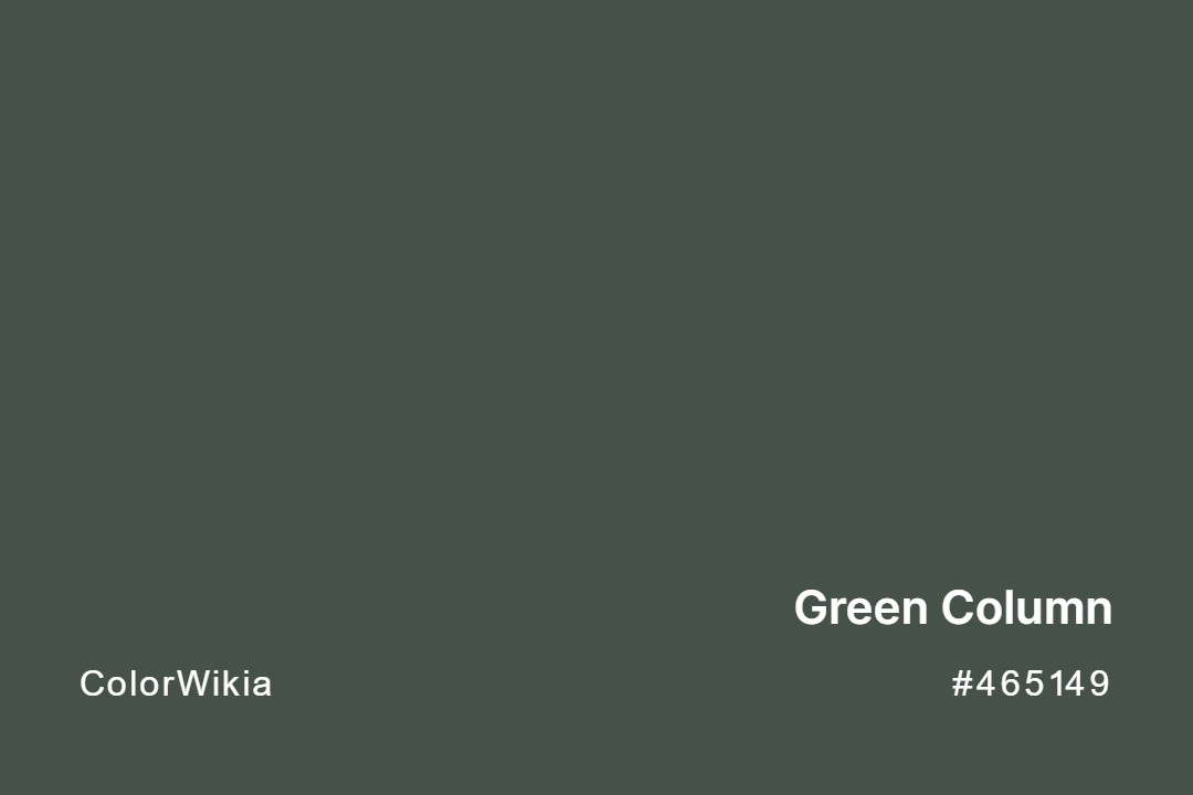 green column color 465149