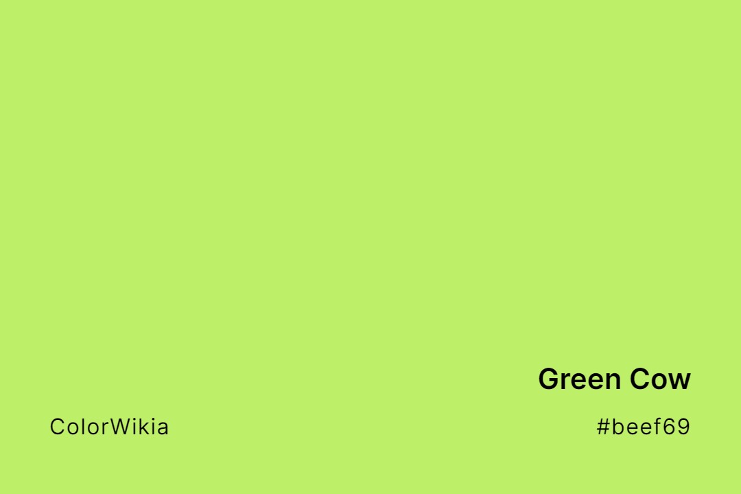 Green Cow Color – #beef69: Codes and Complete Breakdown