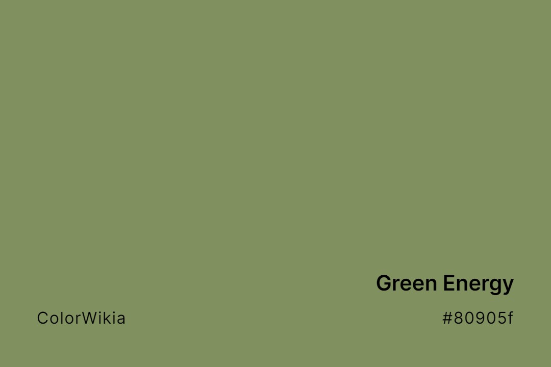 green energy color 80905f