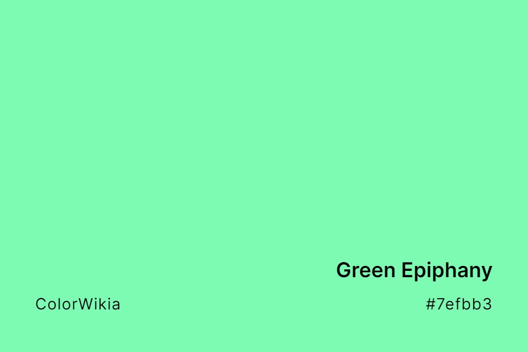 Green Epiphany Color – #7efbb3: Codes and Complete Breakdown