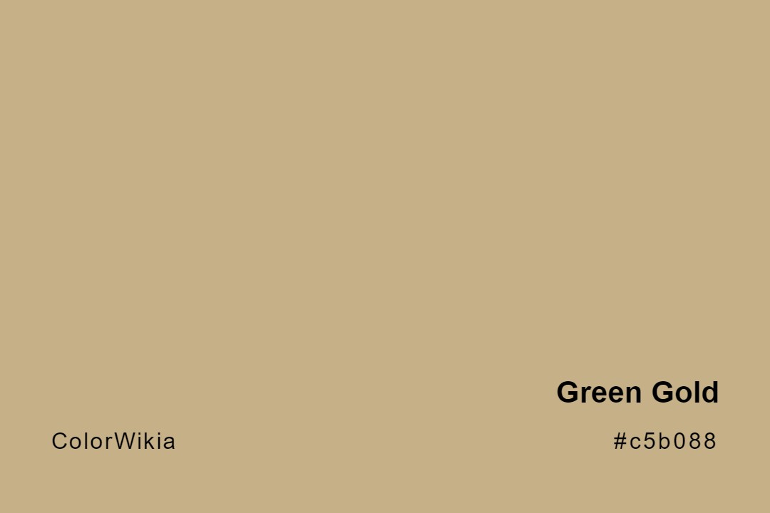Green Gold Color – #c5b088: Codes and Complete Breakdown
