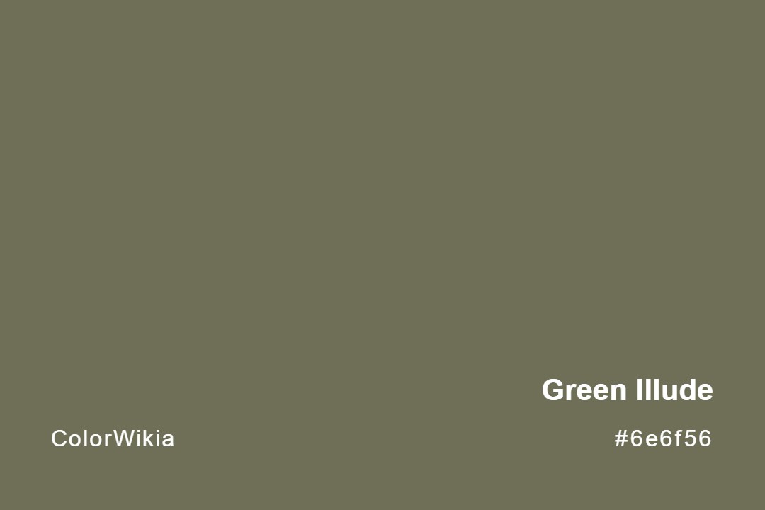 Green Illude Color – #6e6f56: Codes and Complete Breakdown