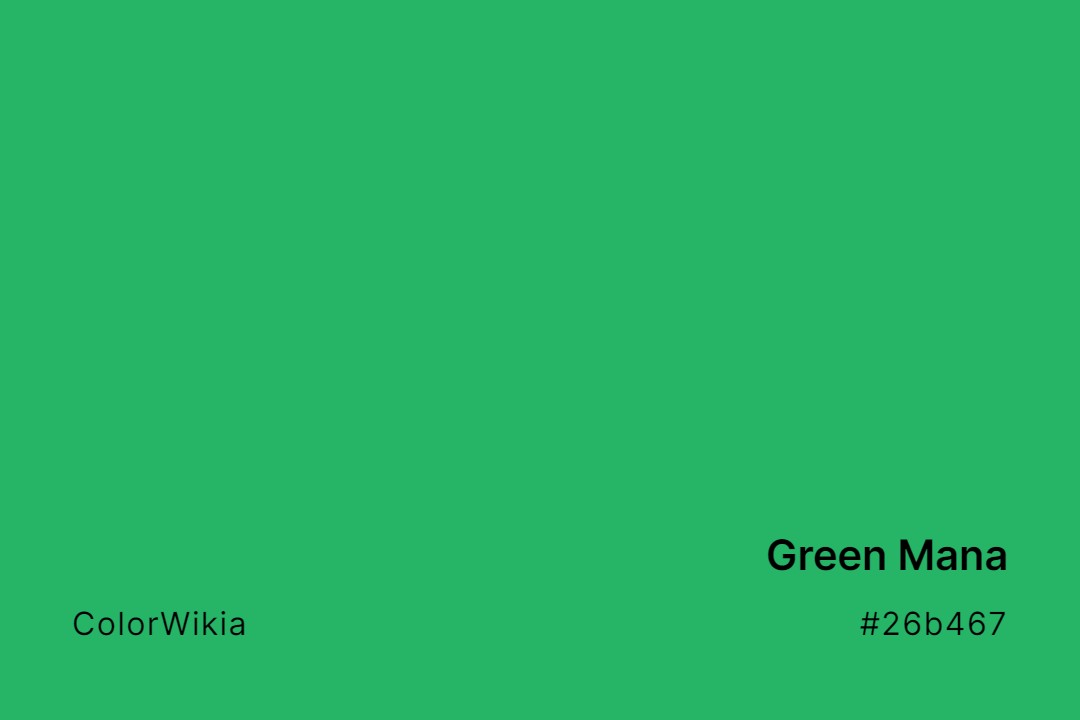green mana color 26b467