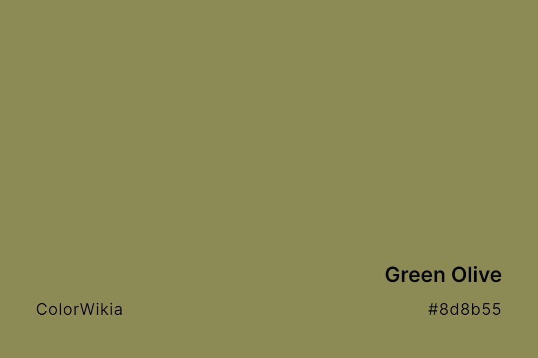 green olive color 8d8b55
