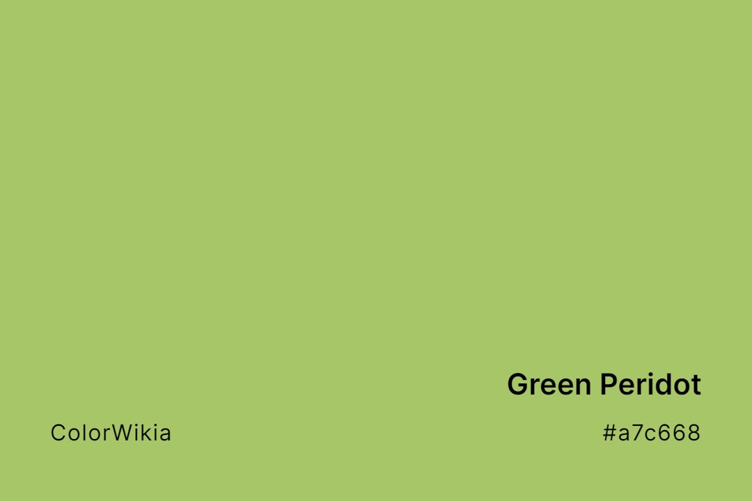 Green Peridot Color – #a7c668: Codes and Complete Breakdown
