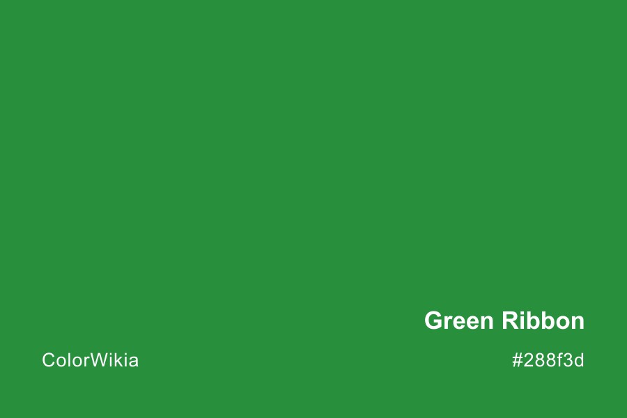green ribbon color 288f3d