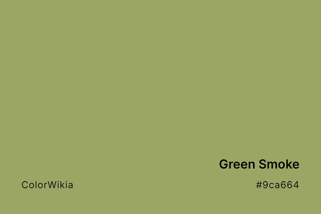 green smoke color 9ca664