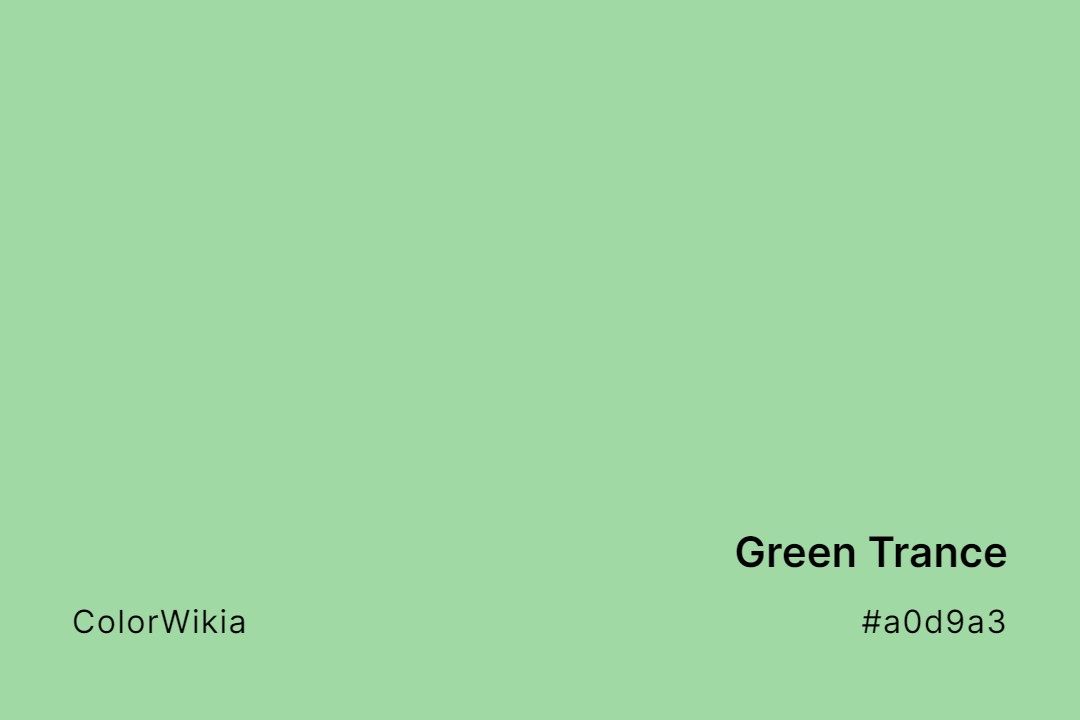 Green Trance Color – #a0d9a3: Codes and Complete Breakdown