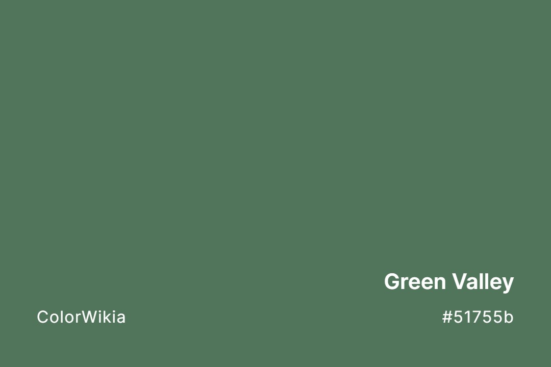 green valley color 51755b