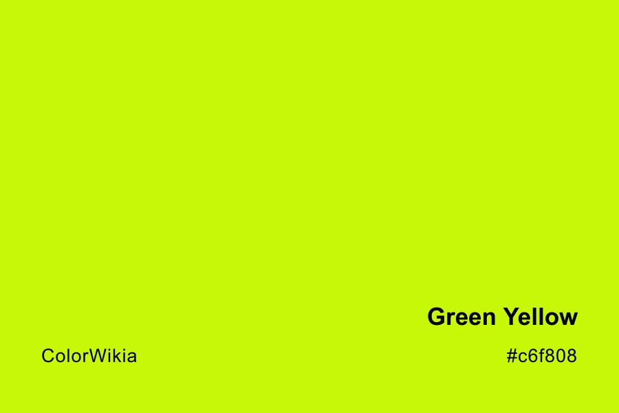 Green Yellow Color – #c6f808: Codes and Complete Breakdown