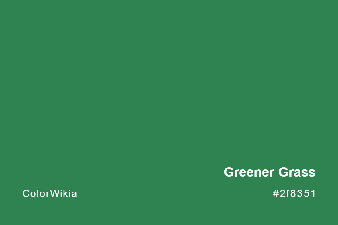 greener grass color 2f8351