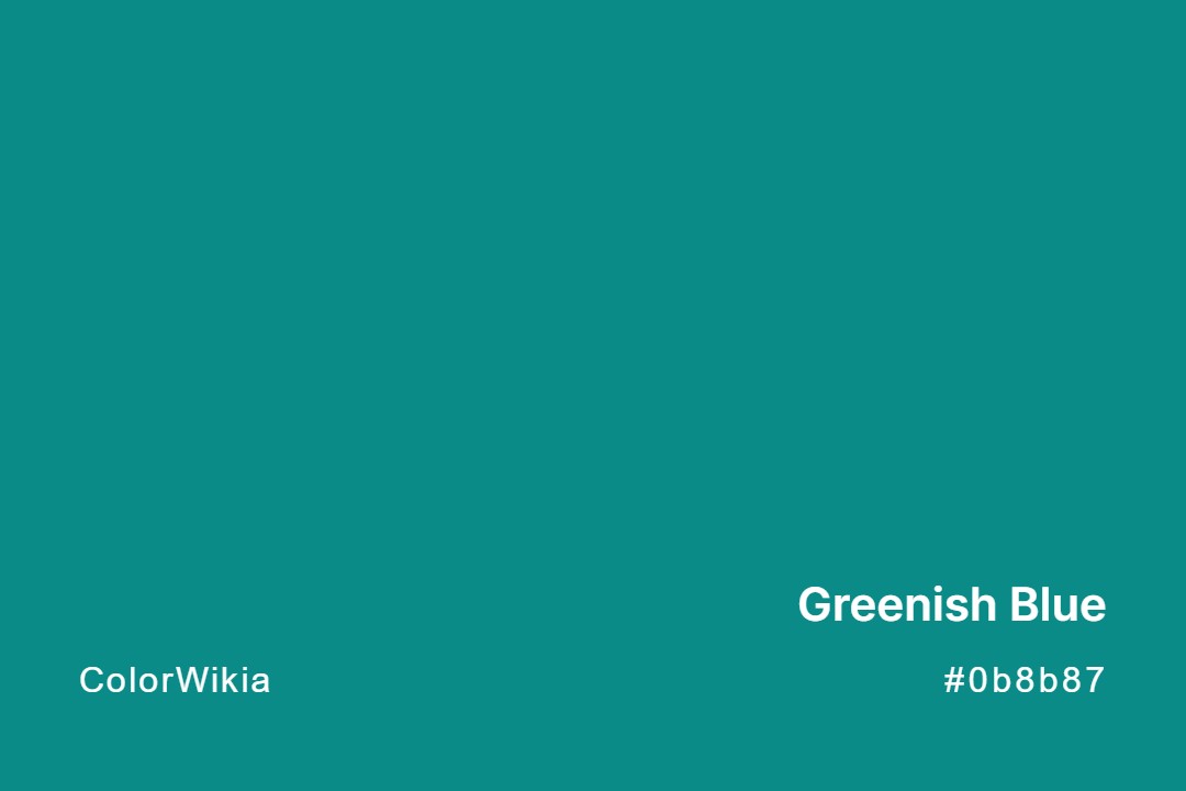 greenish blue color 0b8b87