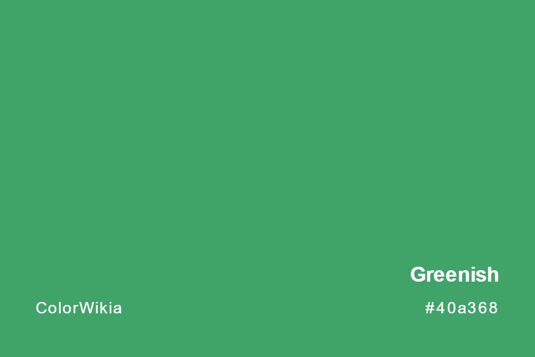greenish color 40a368