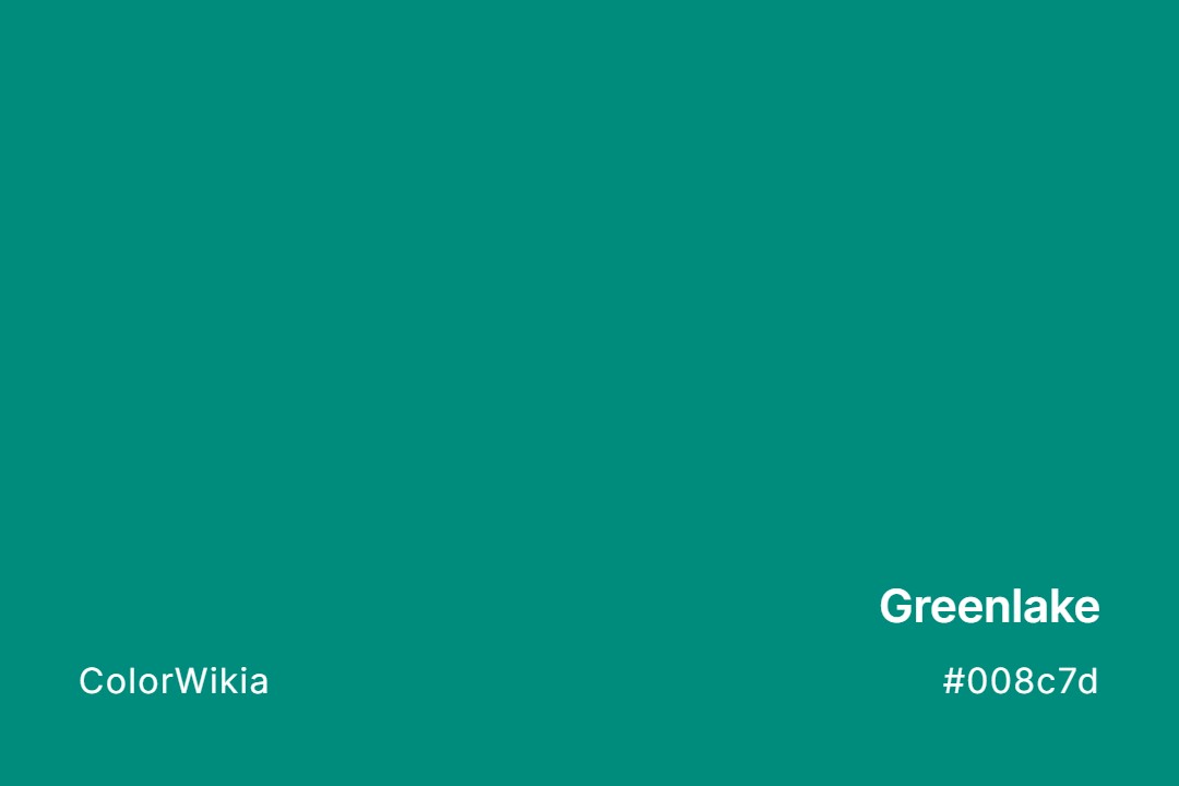 Greenlake Color – #008c7d: Codes and Complete Breakdown