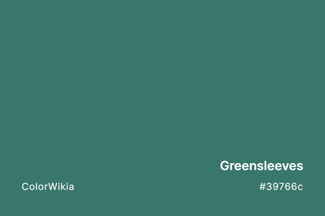 Greensleeves Color – #39766c: Codes and Complete Breakdown