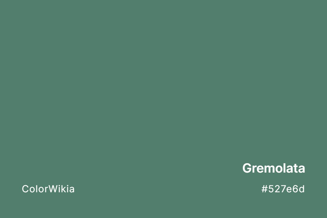 Gremolata Color – #527e6d: Codes and Complete Breakdown