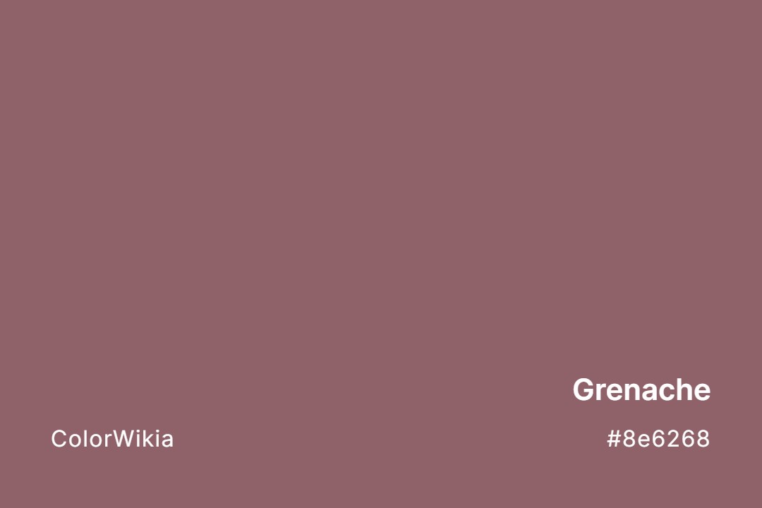 Grenache Color – #8e6268: Codes and Complete Breakdown