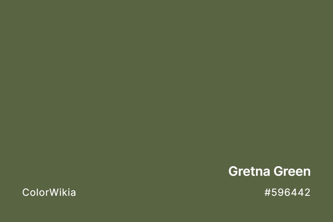 Gretna Green Color – #596442: Codes and Complete Breakdown