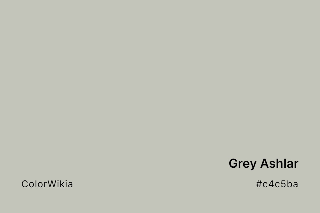 Grey Ashlar Color – #c4c5ba: Codes and Complete Breakdown