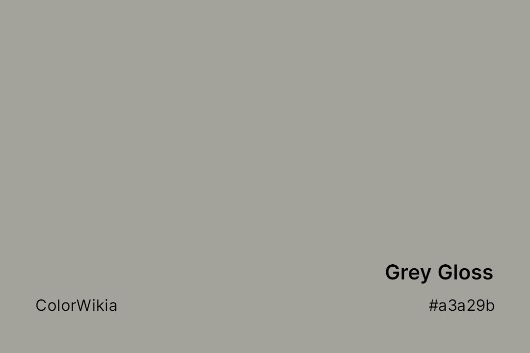 grey gloss color a3a29b