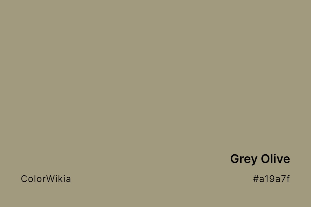 grey olive color a19a7f