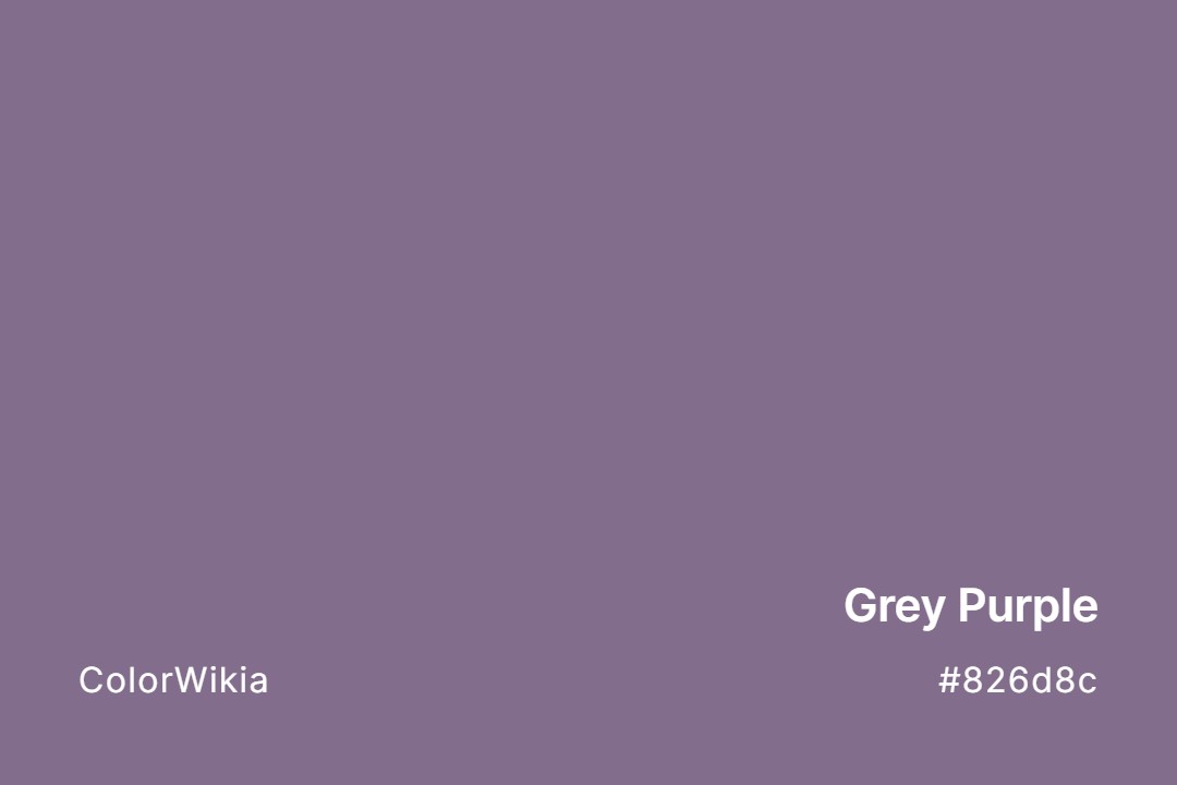 Grey Purple Color – #826d8c: Codes and Complete Breakdown
