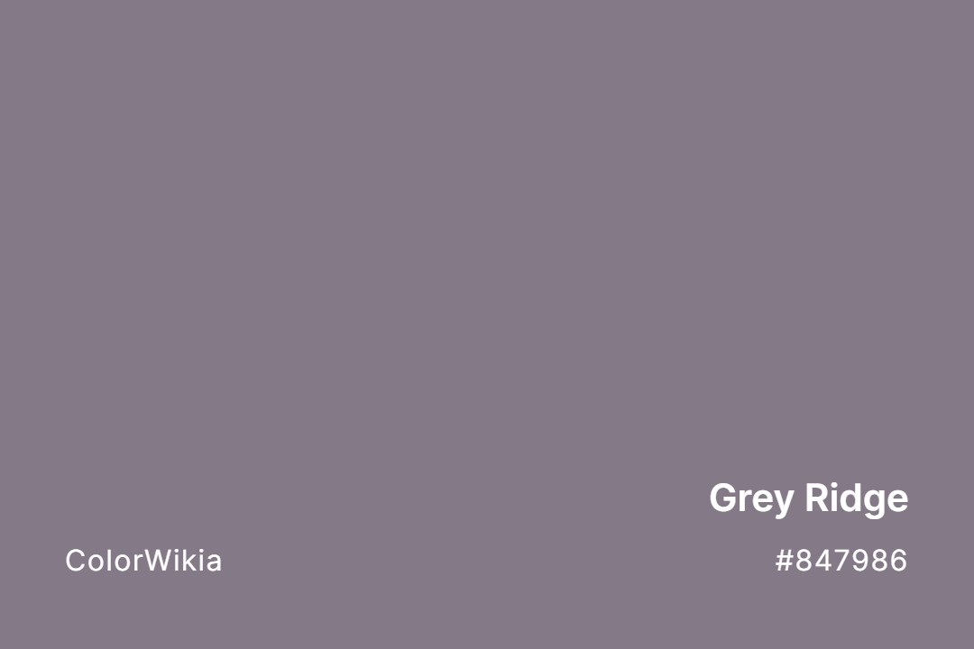 grey ridge color 847986