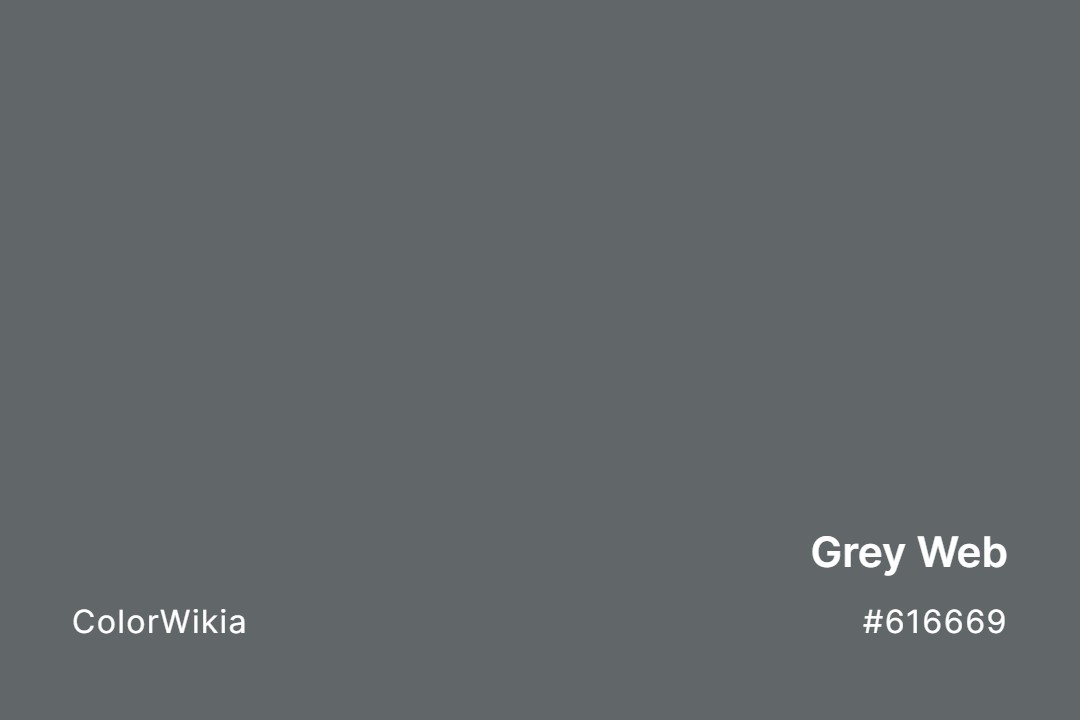 grey web color 616669