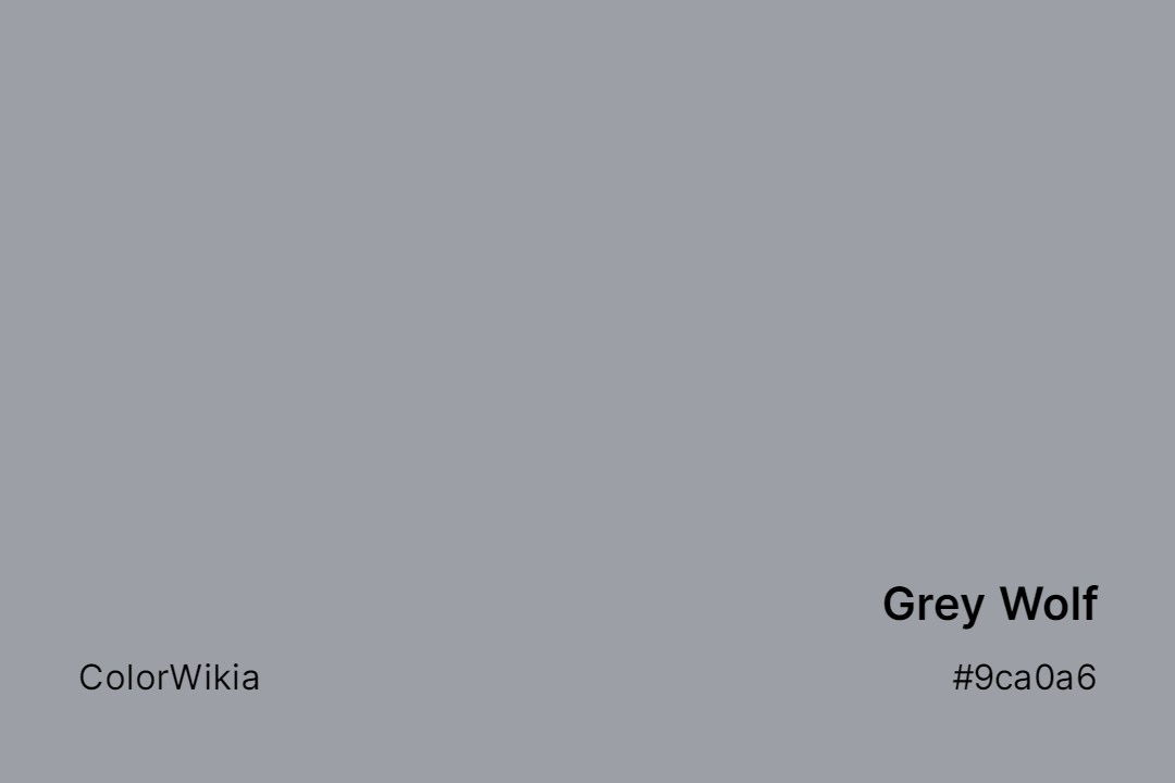 grey wolf color 9ca0a6