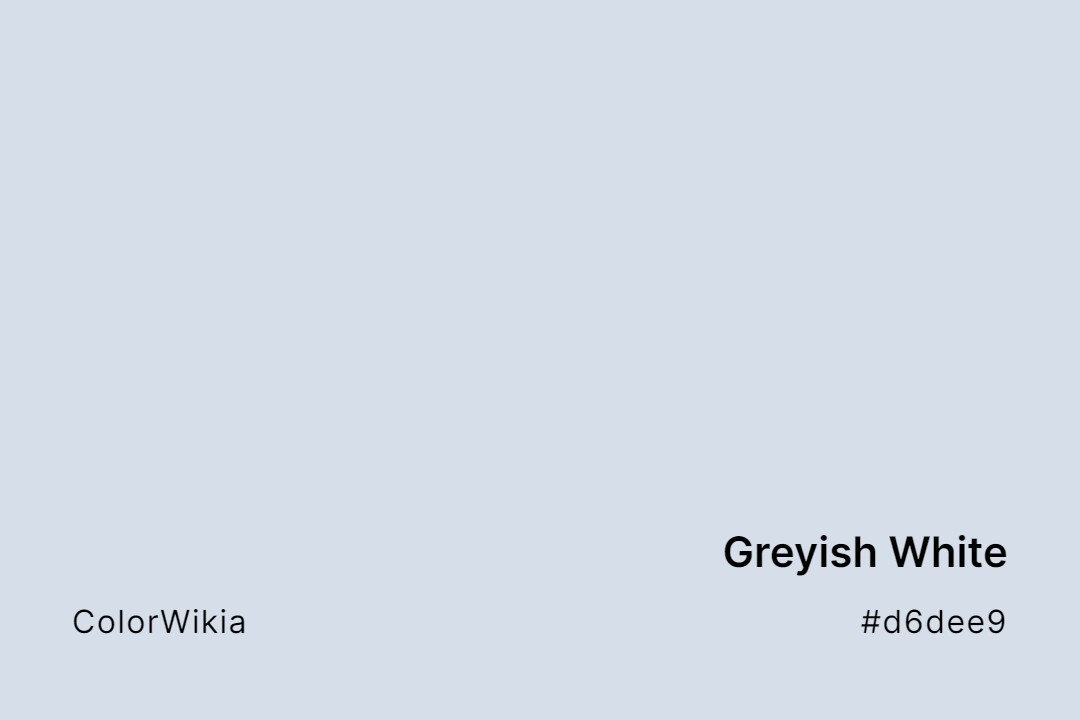 greyish white color d6dee9