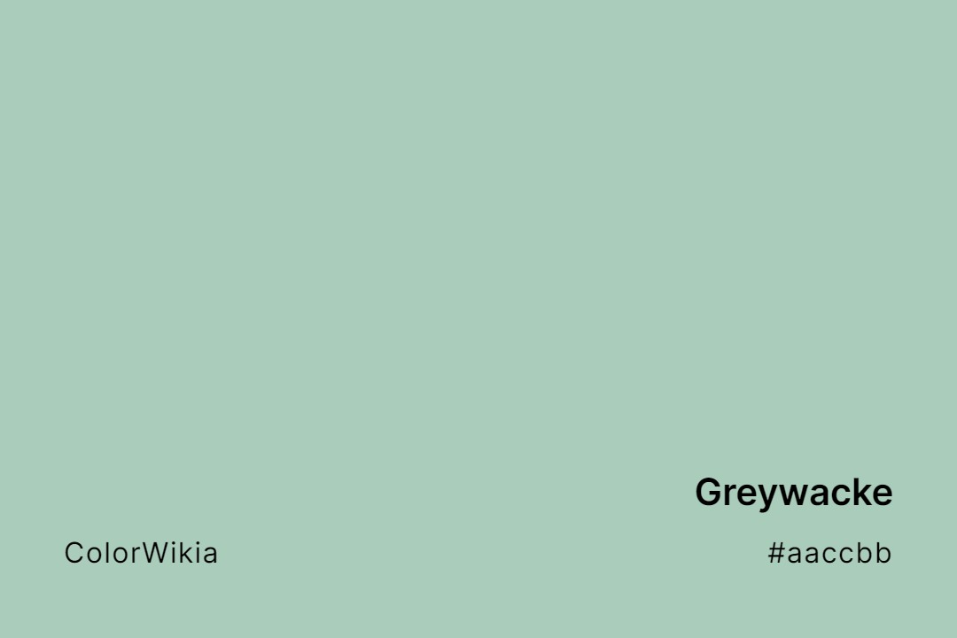 Greywacke Color – #aaccbb: Codes and Complete Breakdown