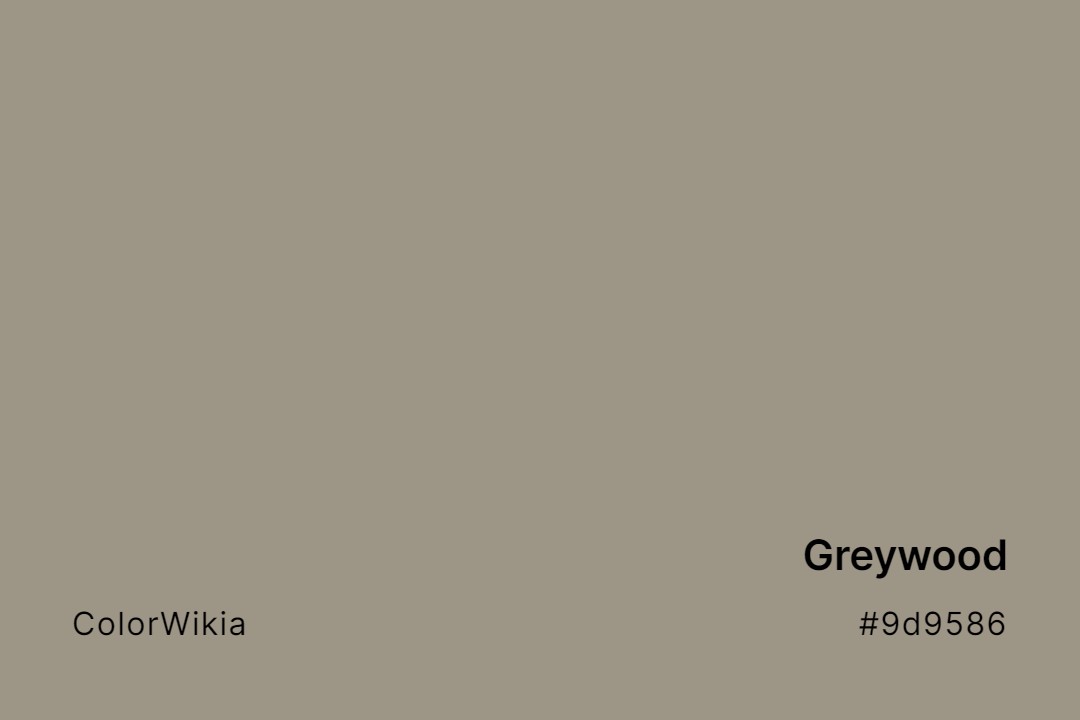 Greywood Color – #9d9586: Codes and Complete Breakdown
