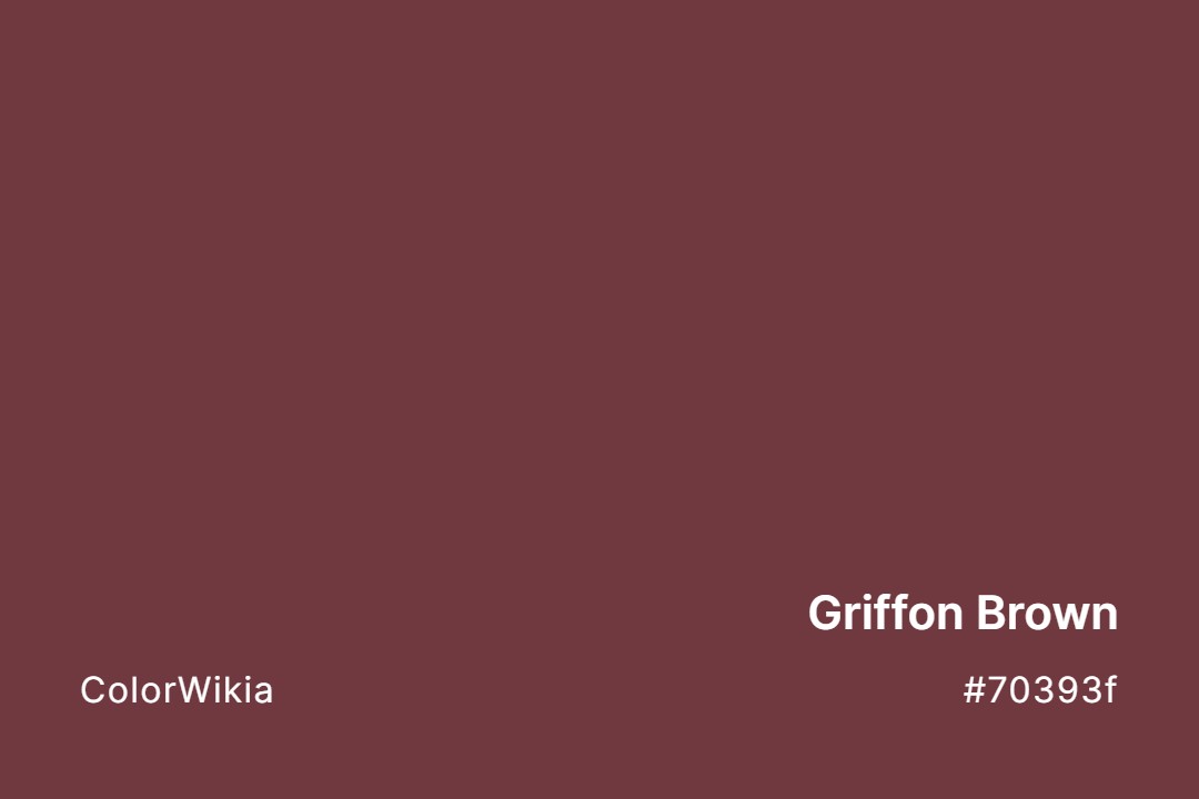 Griffon Brown Color – #70393f: Codes and Complete Breakdown