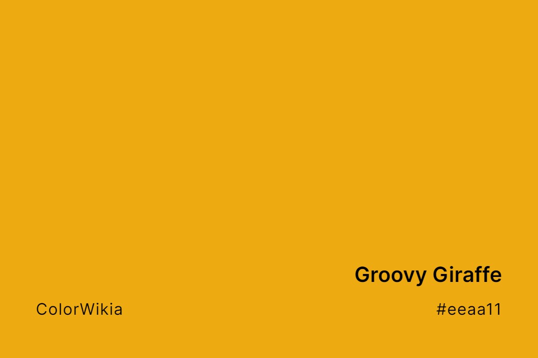 groovy giraffe color eeaa11