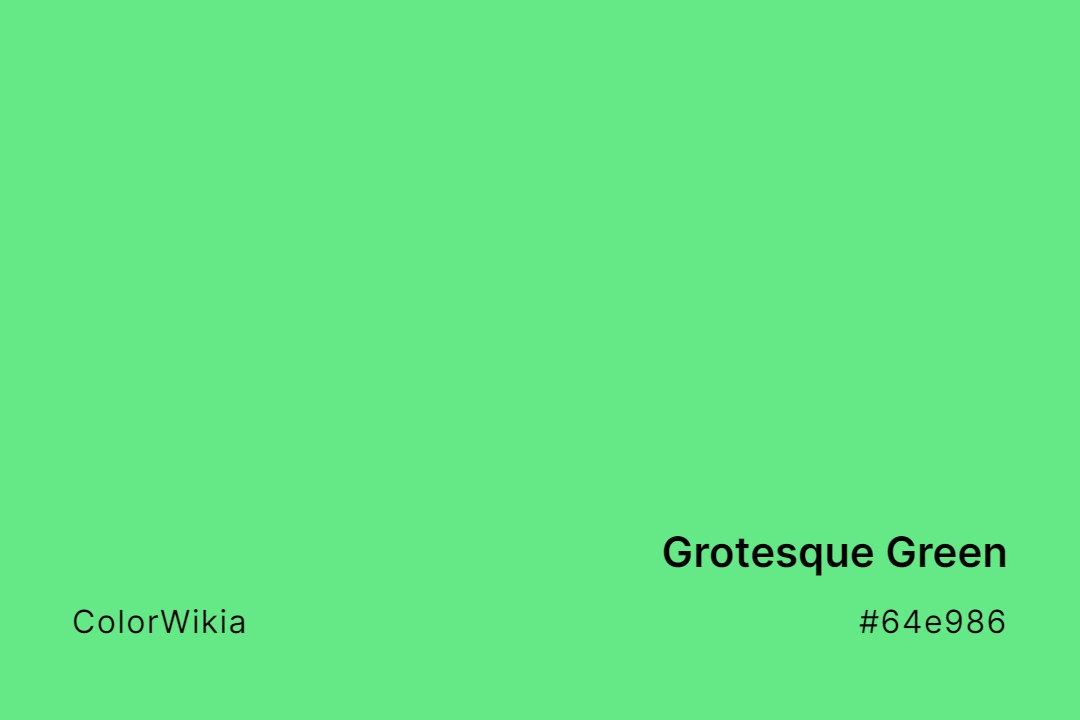 Grotesque Green Color – #64e986: Codes and Complete Breakdown