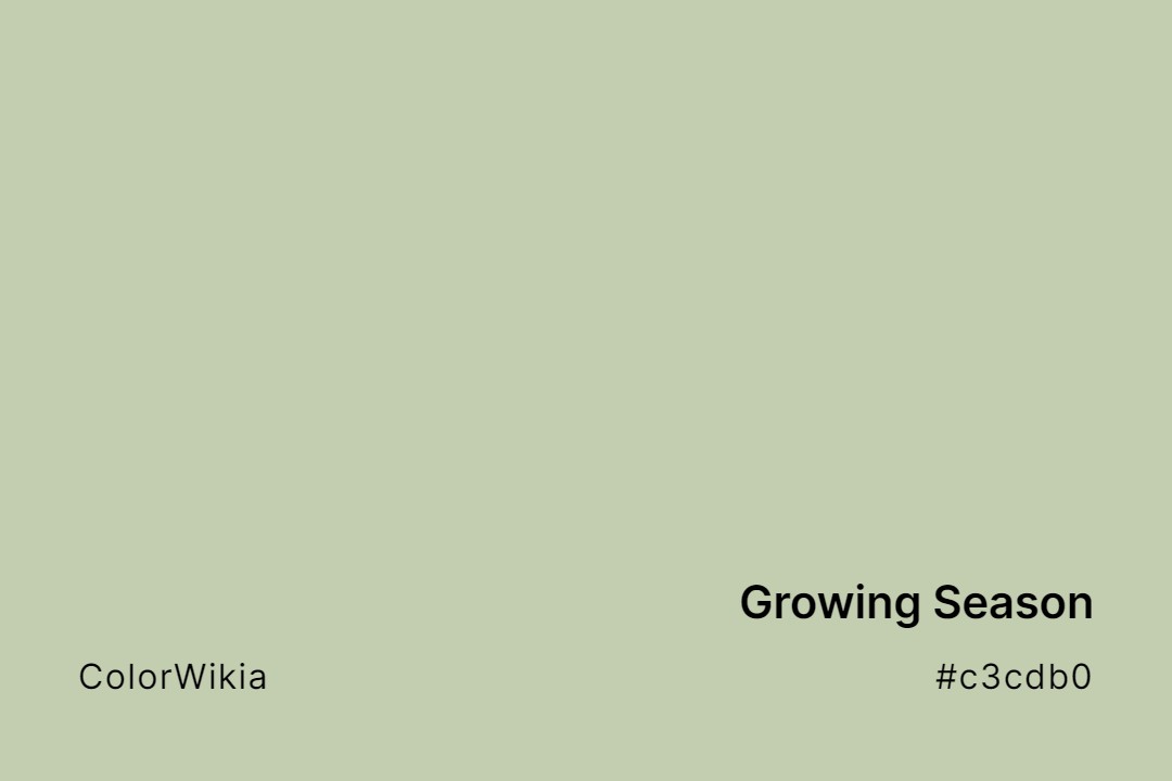 growing season color c3cdb0