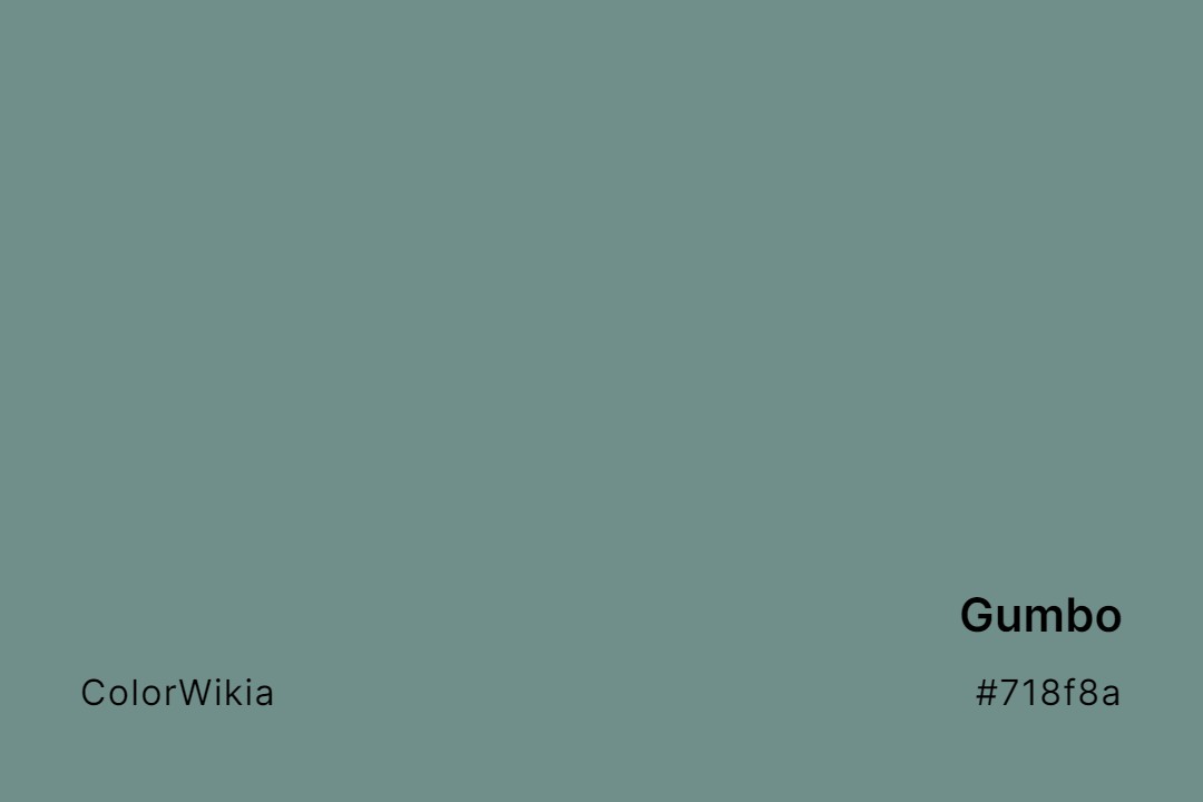 Gumbo Color – #718f8a: Codes and Complete Breakdown