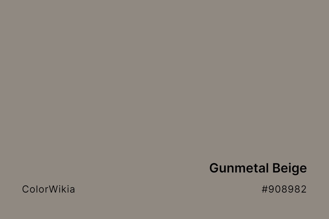 gunmetal beige color 908982