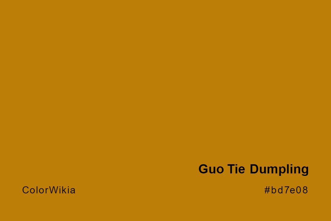 guo tie dumpling color bd7e08