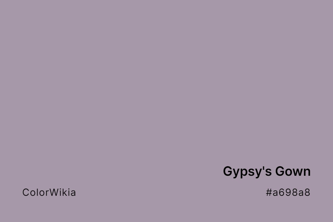gypsys gown color a698a8