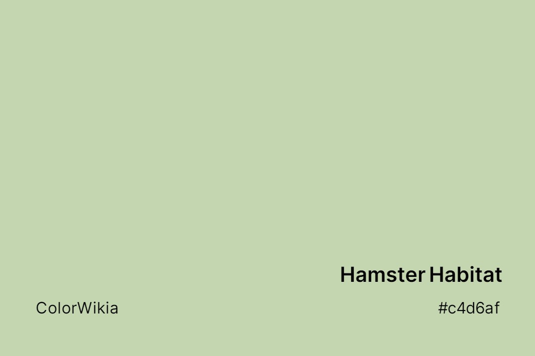 hamster habitat color c4d6af
